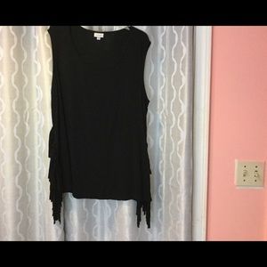Scoop Fringe Tank Top